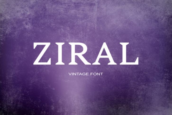 Ziral Font Download