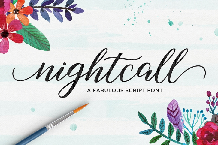 Nightcall Font Download