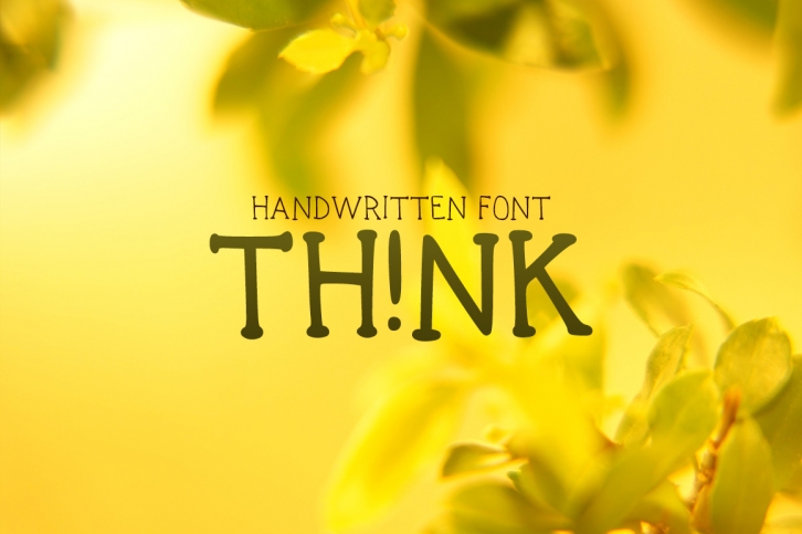 Think (TH!NK) Font Download