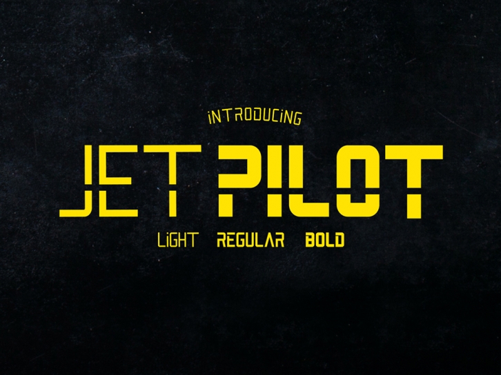 Jet Pilot Font Download