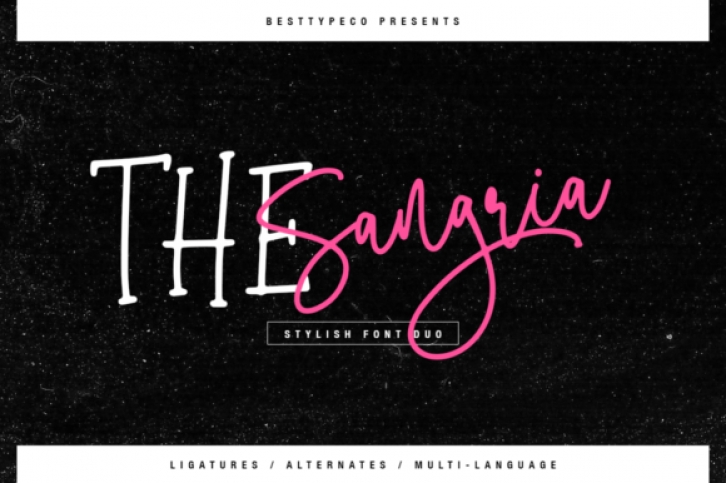 The Sangria Duo Font Download