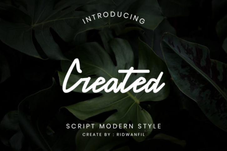 Created Font Download