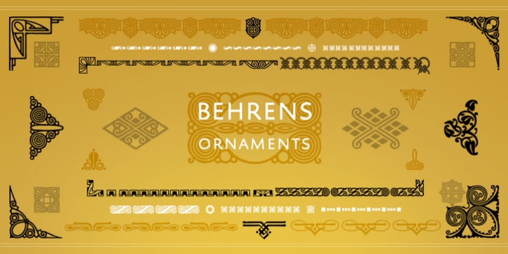 Behrens Ornaments Font Download