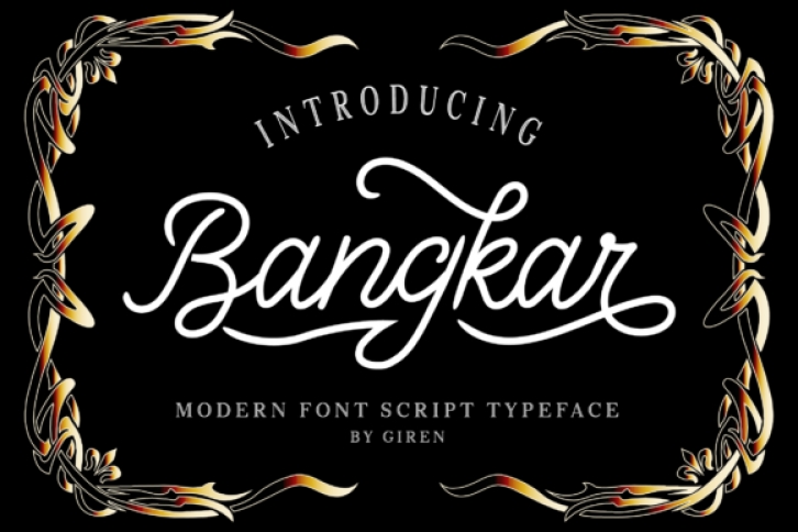 Bangkar Font Download