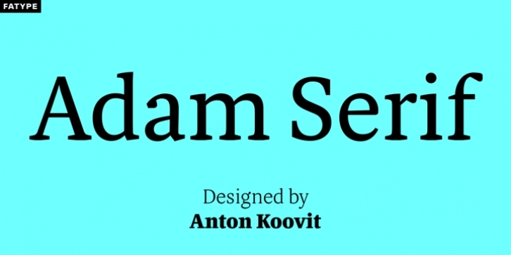 Adam Serif Font Download