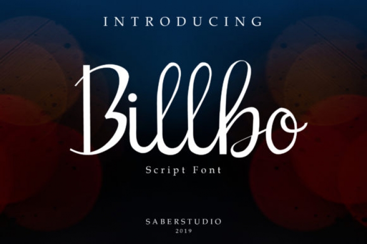 Billbo Script Font Download