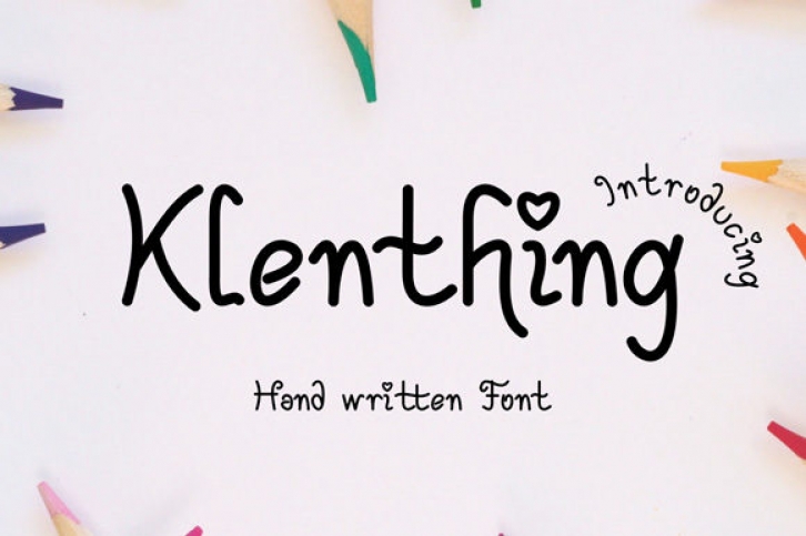 Klenthing Font Download