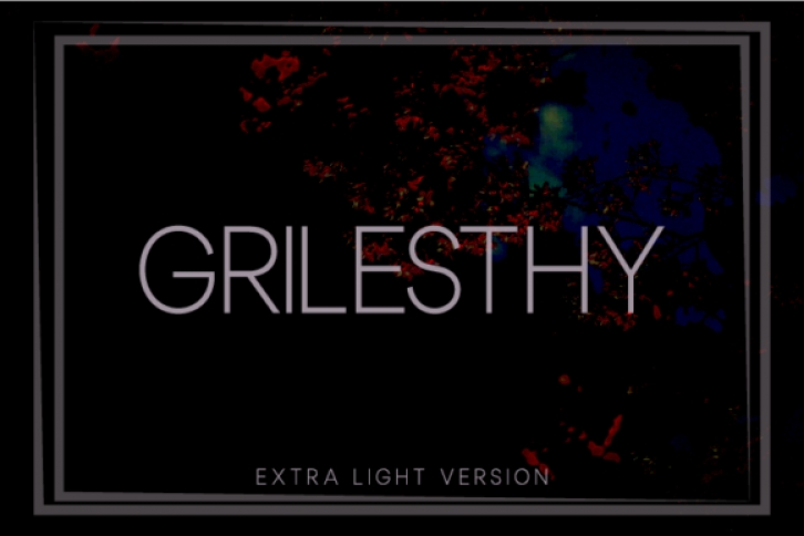 Grilesthy Extra Light Font Download