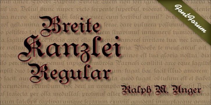 Breite Kanzlei Font Download