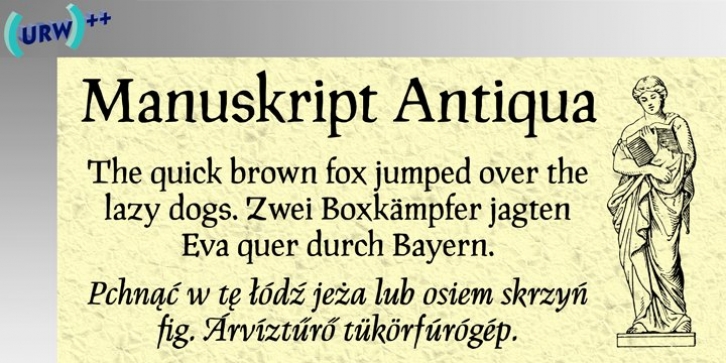 Manuskript Antiqua Font Download