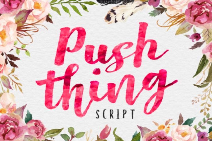 Push Thing Font Download