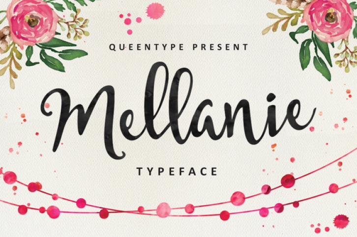 Mellanie Typeface Font Download
