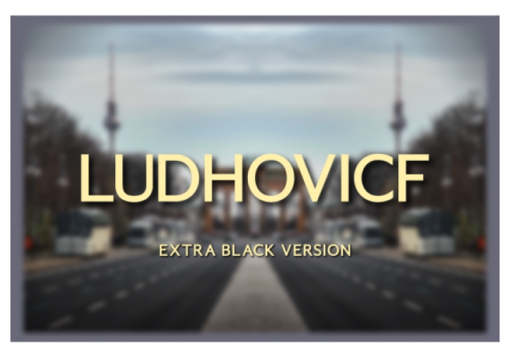Ludhovicf Extra Black Font Download