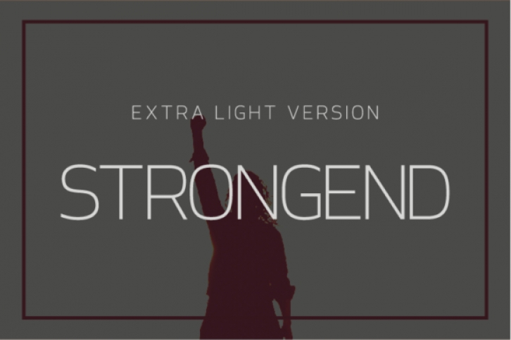 Strongend Extra Light Font Download