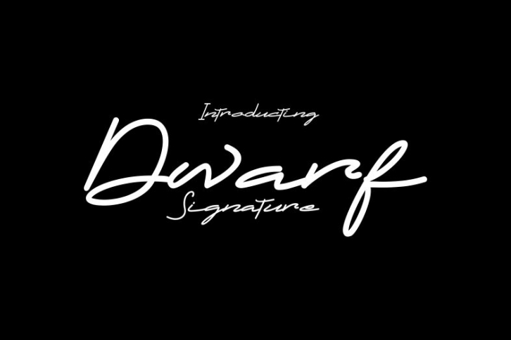 Dwarf Signature Font Download