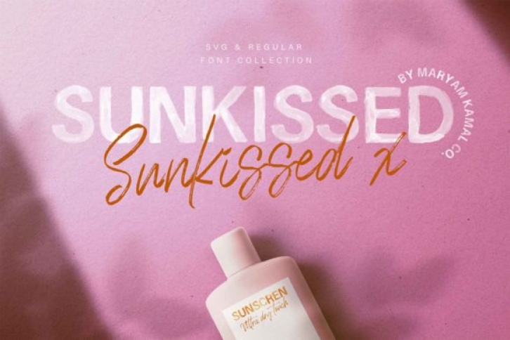 Sunkissed X Duo Font Download
