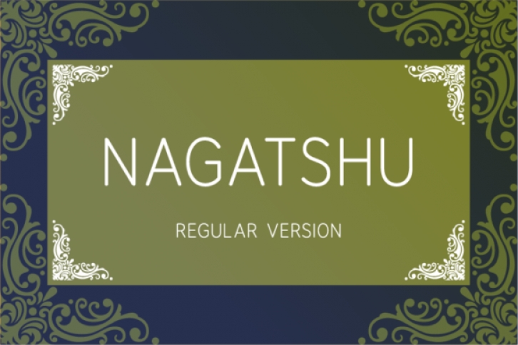 Nagatshu Regular Font Download