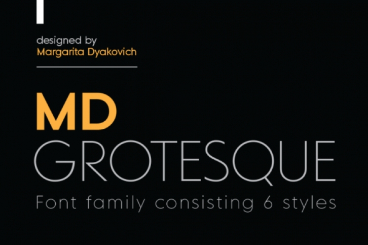 MD Grotesque Font Download