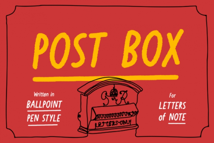 Post Box Font Download