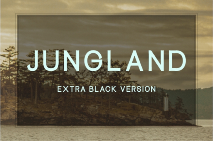 Jungland Extra Black Font Download