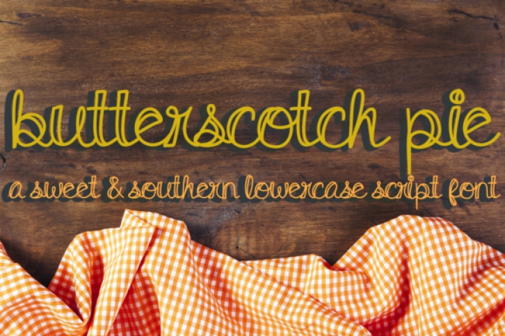 Butterscotch Pie Font Download