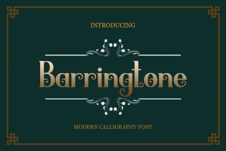 Barringtone Font Download