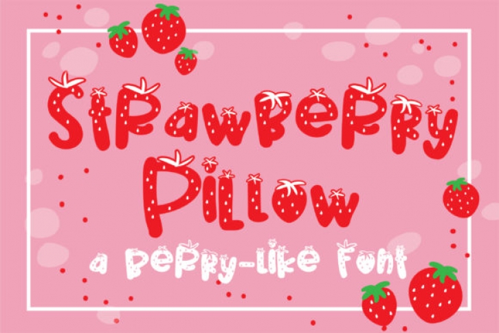 Strawberry Pillow Font Download