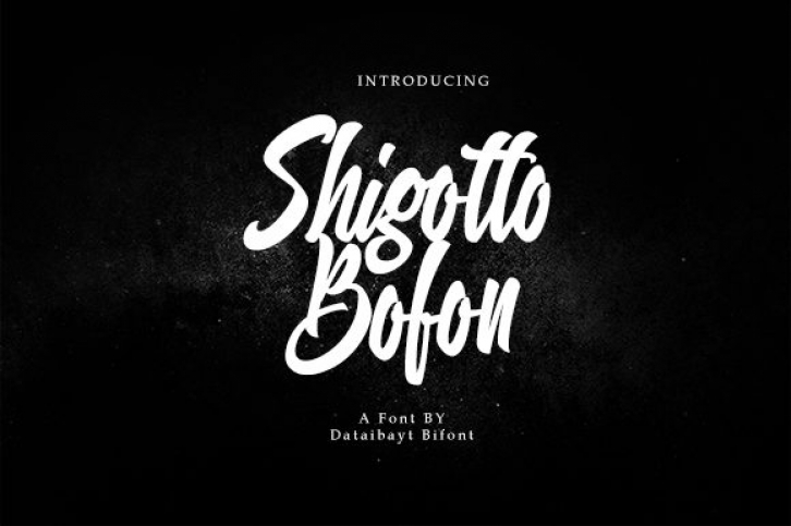 Shigutto Bofon Font Download