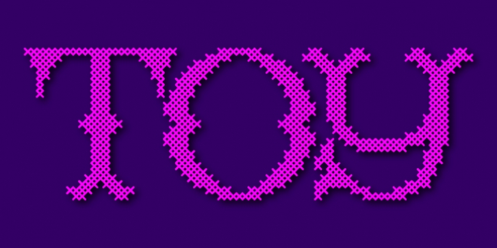 Cross Stitch Regal Font Download