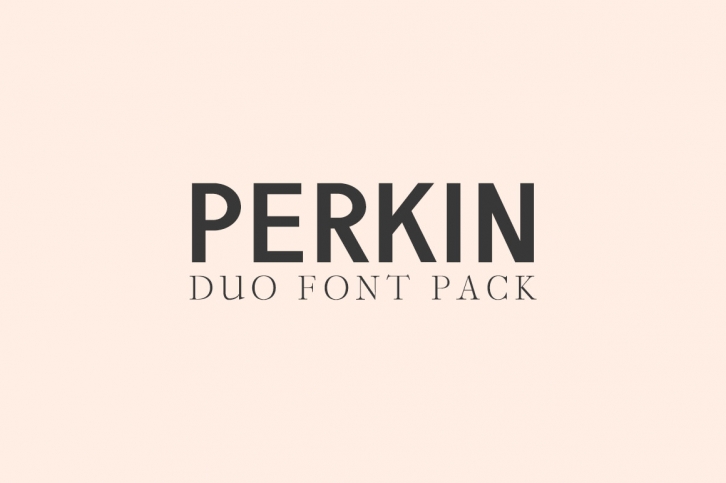 Perkin | Duo Font Font Download