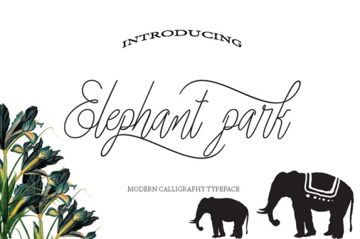 Elephant Park Font Download