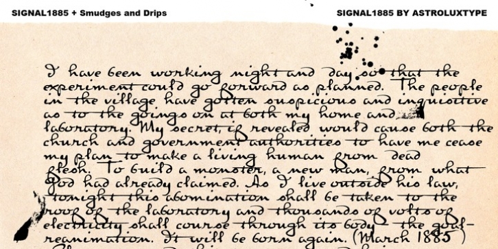 Signal1885 Font Download