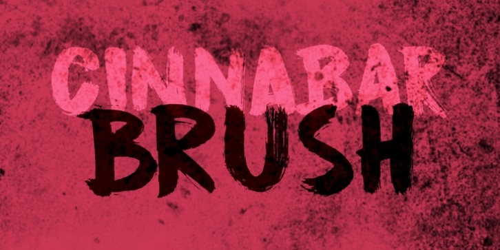 Cinnabar Brush Font Download