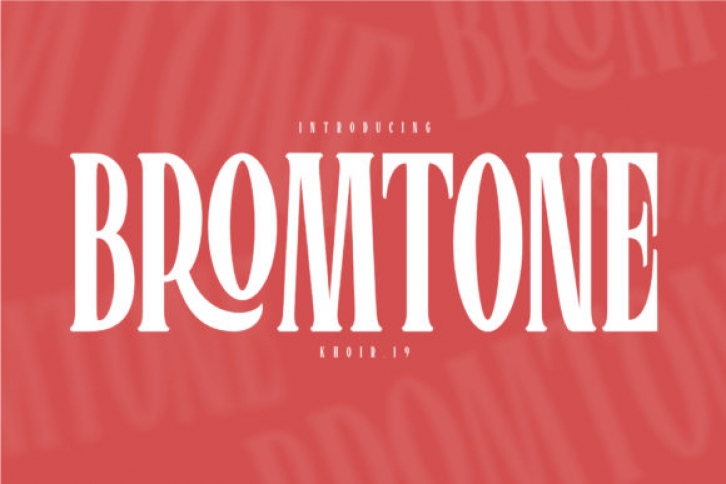 Bromtone Font Download