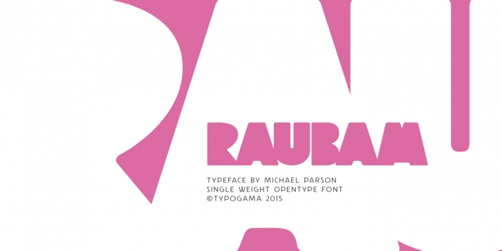 Raubam Font Download