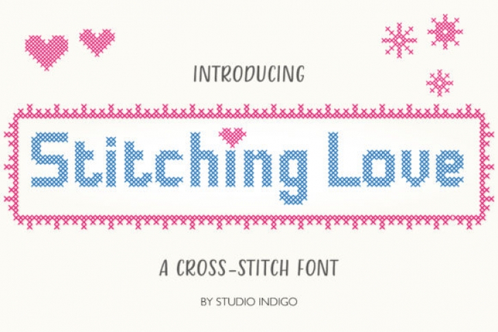 Stitching Love Font Download