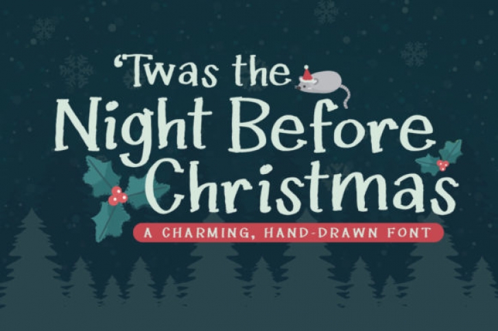 Twas the Night Before Christmas Font Download
