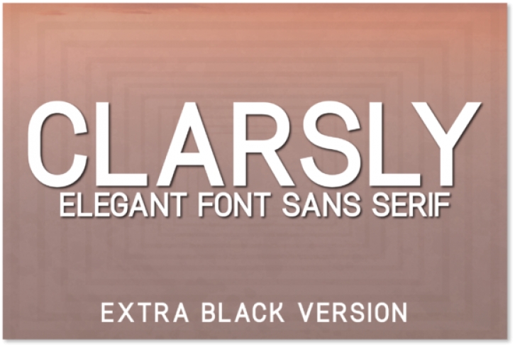 Clarsly Extra Black Font Download