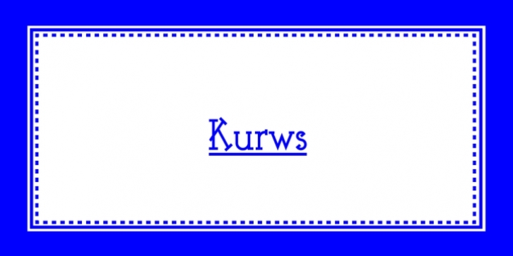 Kurws Font Download