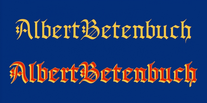 AlbertBetenbuch Font Download