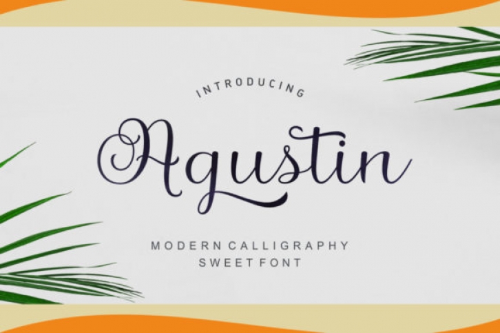 Agustin Script Font Download