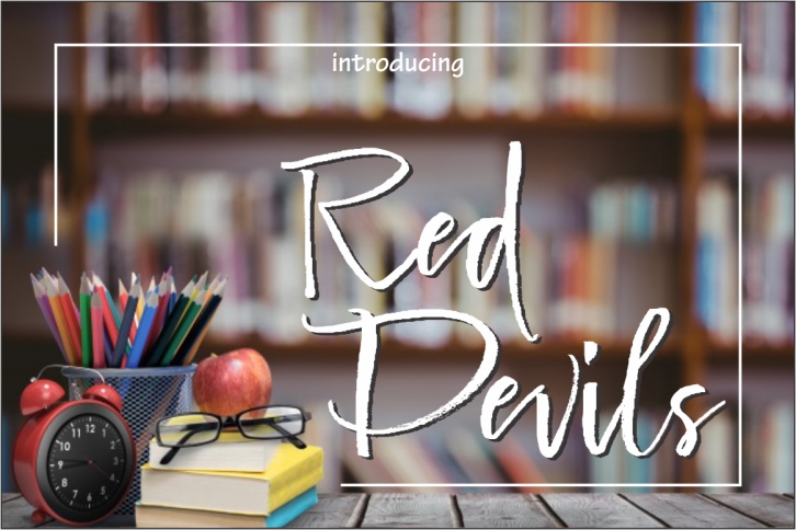 The Red Devils Font Download