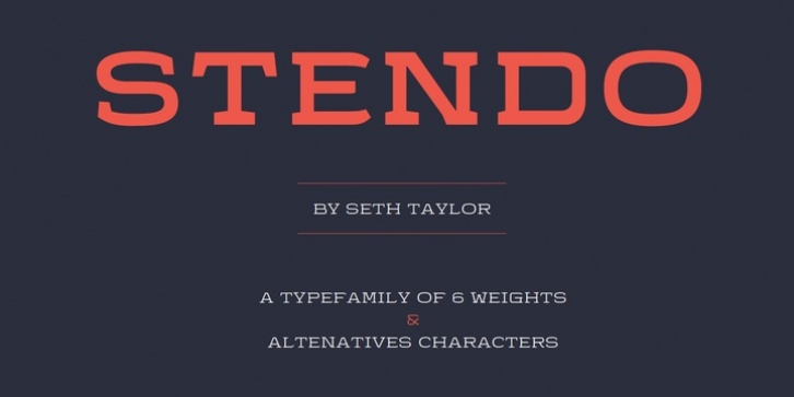 Stendo Font Download
