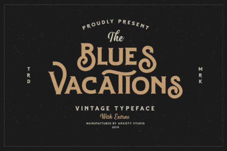 Blues Vacations Font Download