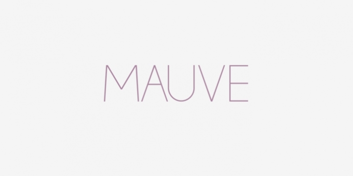 Mauve Font Download