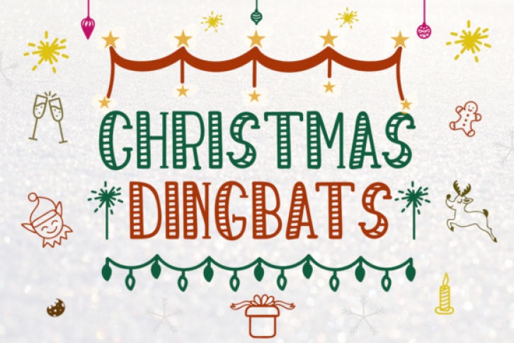 Christmas Dingbats Font Download