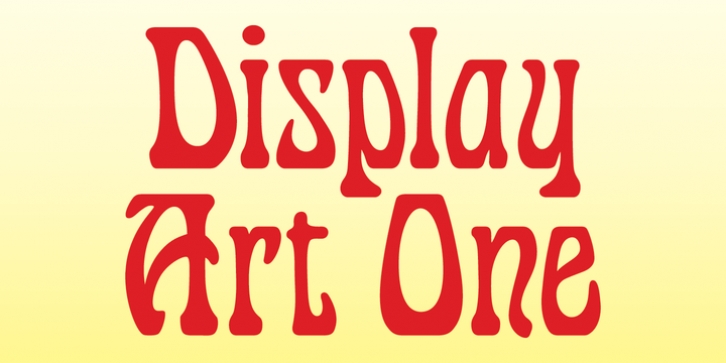 Display Art One Font Download