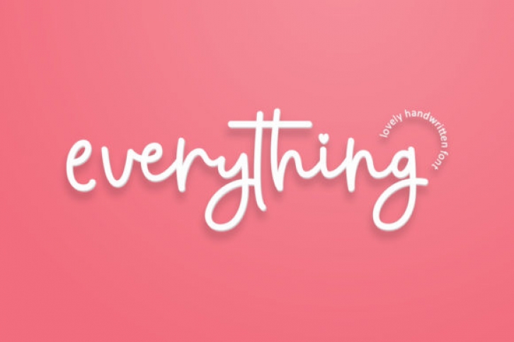 Everything Script Font Download