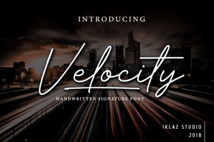 Velocity Font Download