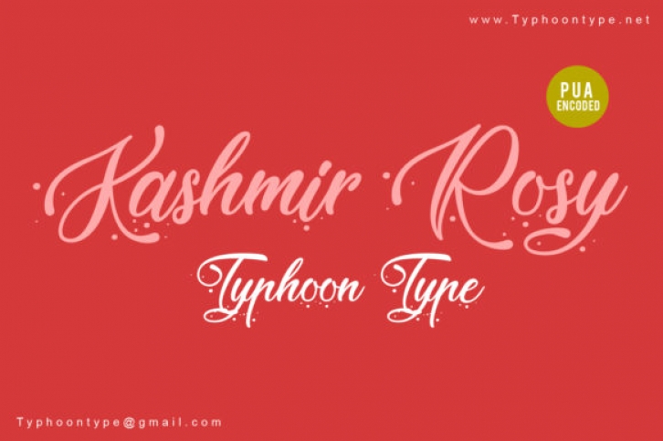 Kashmir Rosy Font Download